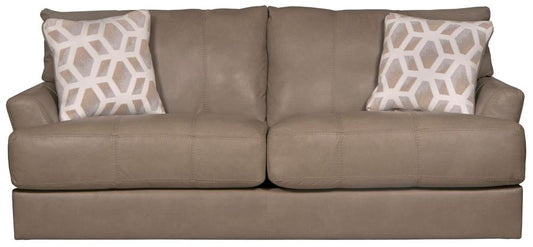 Jackson Furniture - Prato Top Grain Leather Sofa in Putty - 2482-03/1273-56/3073-56 veiw 2