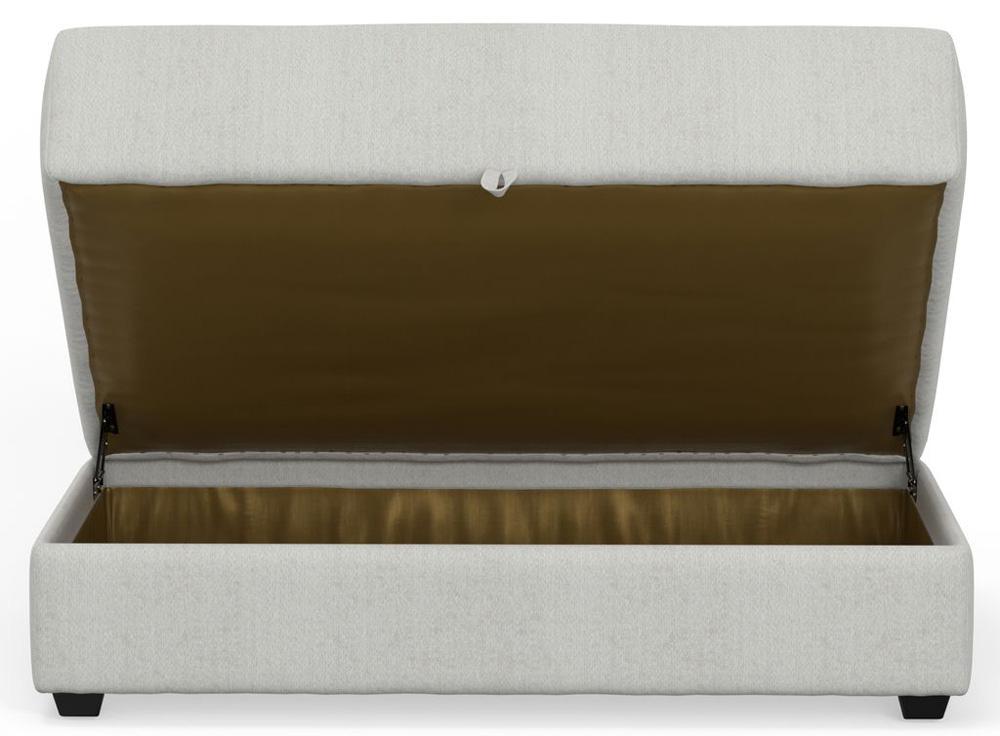 Jackson Furniture - Trevor Storage Ottoman in Chalk - 2405-77/1949-11 veiw 8