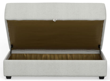 Jackson Furniture - Trevor Storage Ottoman in Chalk - 2405-77/1949-11 veiw 8