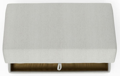 Jackson Furniture - Trevor Storage Ottoman in Chalk - 2405-77/1949-11 veiw 9