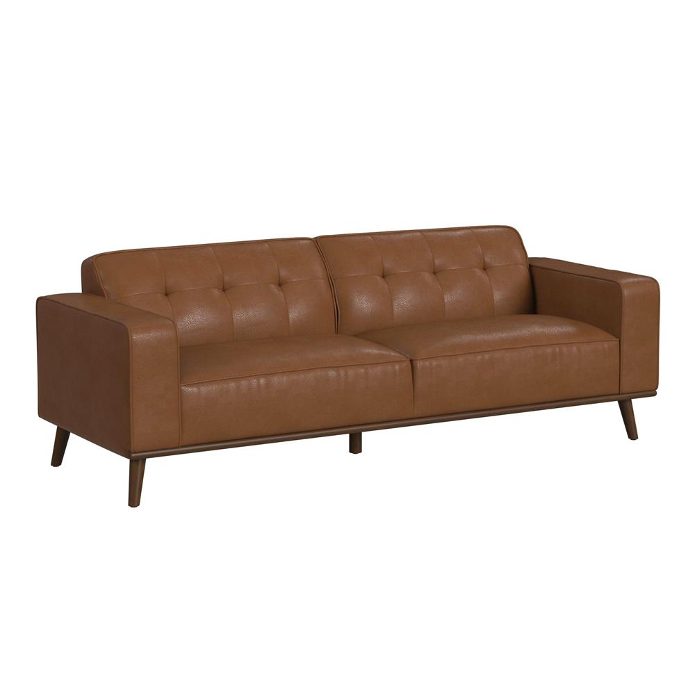 Picket House Furnishings - Fate 2PC Living Room Set in Pebble Tan-Sofa & Loveseat - U-15000-8210-SL-2PC veiw 2
