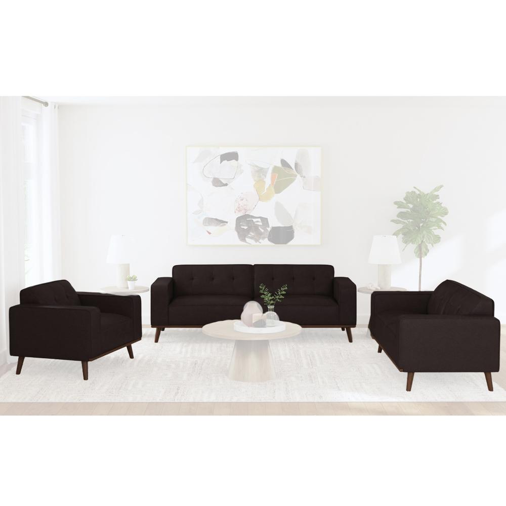 Picket House Furnishings - Fate 3PC Living Room Set in Pebble Brown-Sofa, Loveseat & Chair - U-15000-8200-3PC veiw 1
