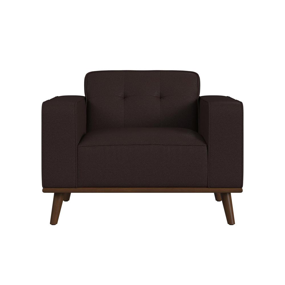Picket House Furnishings - Fate Chair with Wood Front in Pebble Brown - U-15000-8200-100 veiw 2
