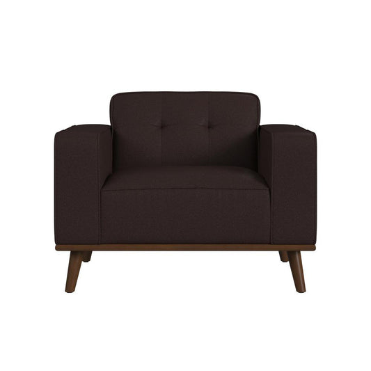 Picket House Furnishings - Fate Chair with Wood Front in Pebble Brown - U-15000-8200-100 veiw 2
