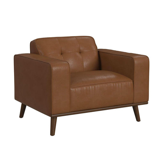 Picket House Furnishings - Fate Chair with Wood Front in Pebble Tan - U-15000-8210-100 veiw 1