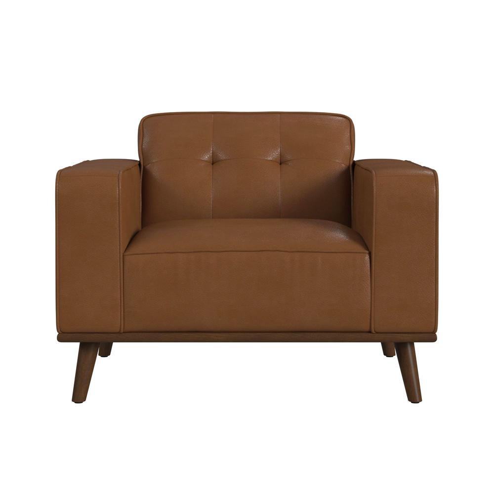 Picket House Furnishings - Fate Chair with Wood Front in Pebble Tan - U-15000-8210-100 veiw 2
