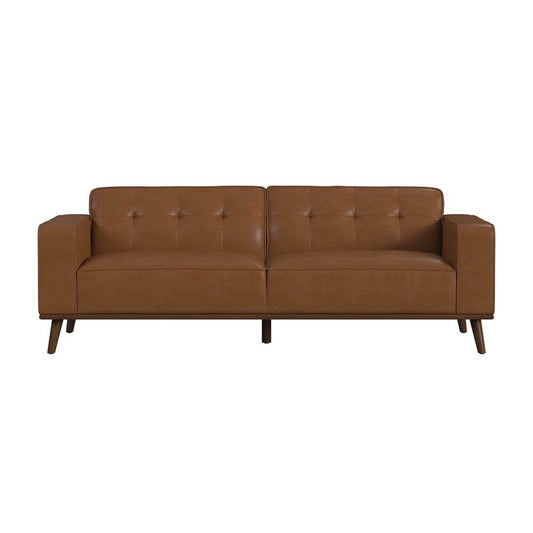 Picket House Furnishings - Fate Sofa with Wood Front in Pebble Tan - U-15000-8210-300 veiw 2