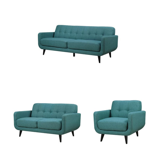 Picket House Furnishings - Hailey 3PC Sofa Set in Teal - UHD0873PC veiw 1