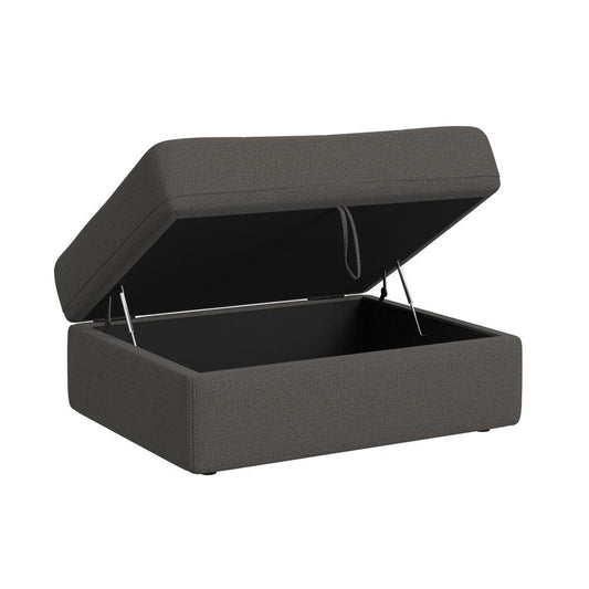 Picket House Furnishings - Harleigh Storage Ottoman in Palmer Plus Ash - U-15020-11403-001 veiw 2