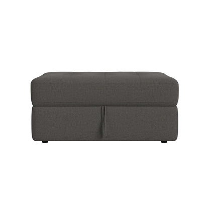 Picket House Furnishings - Harleigh Storage Ottoman in Palmer Plus Ash - U-15020-11403-001 veiw 3