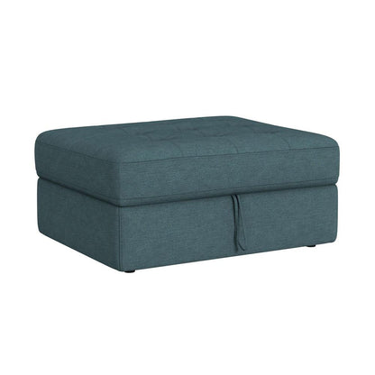 Picket House Furnishings - Harleigh Storage Ottoman in Palmer Plus Teal - U-15020-11407-001 veiw 1