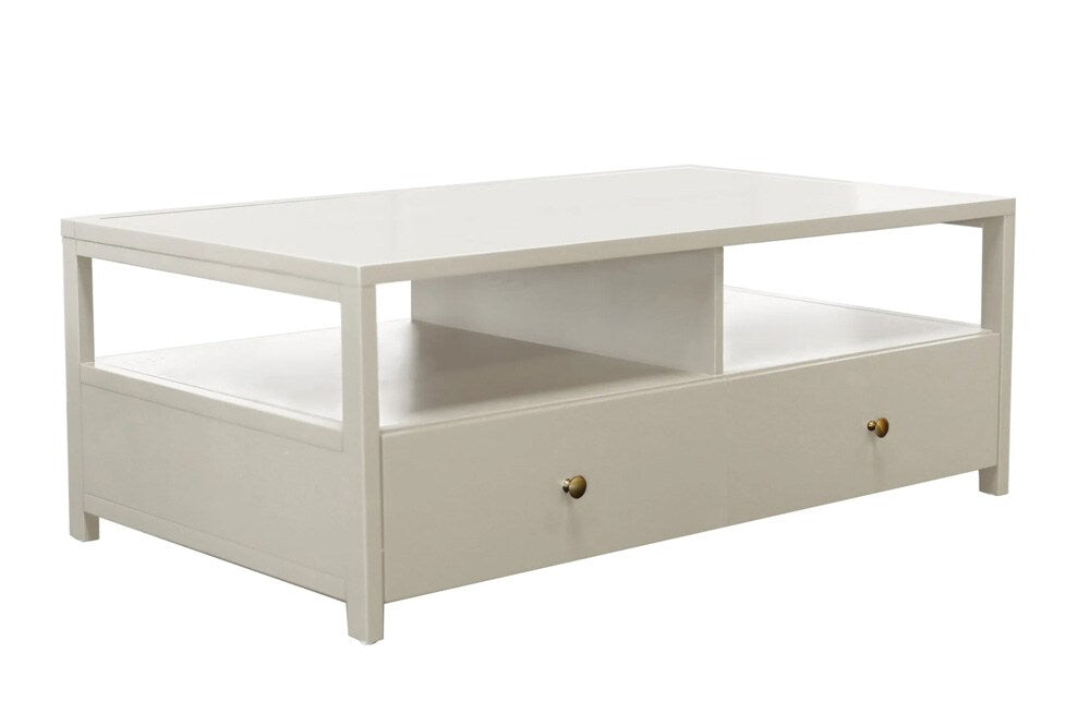 Alpine Furniture - Avery Cocktail Table, Coconut Milk - 2478-61 veiw 1