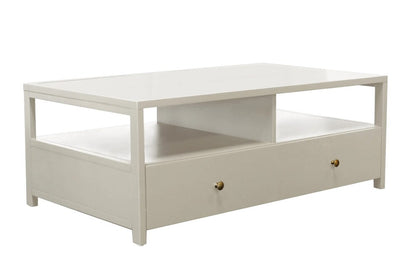 Alpine Furniture - Avery Cocktail Table, Coconut Milk - 2478-61 veiw 1