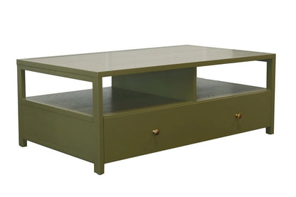 Alpine Furniture - Avery Cocktail Table, Olive Green - 2478GRN-61 veiw 1