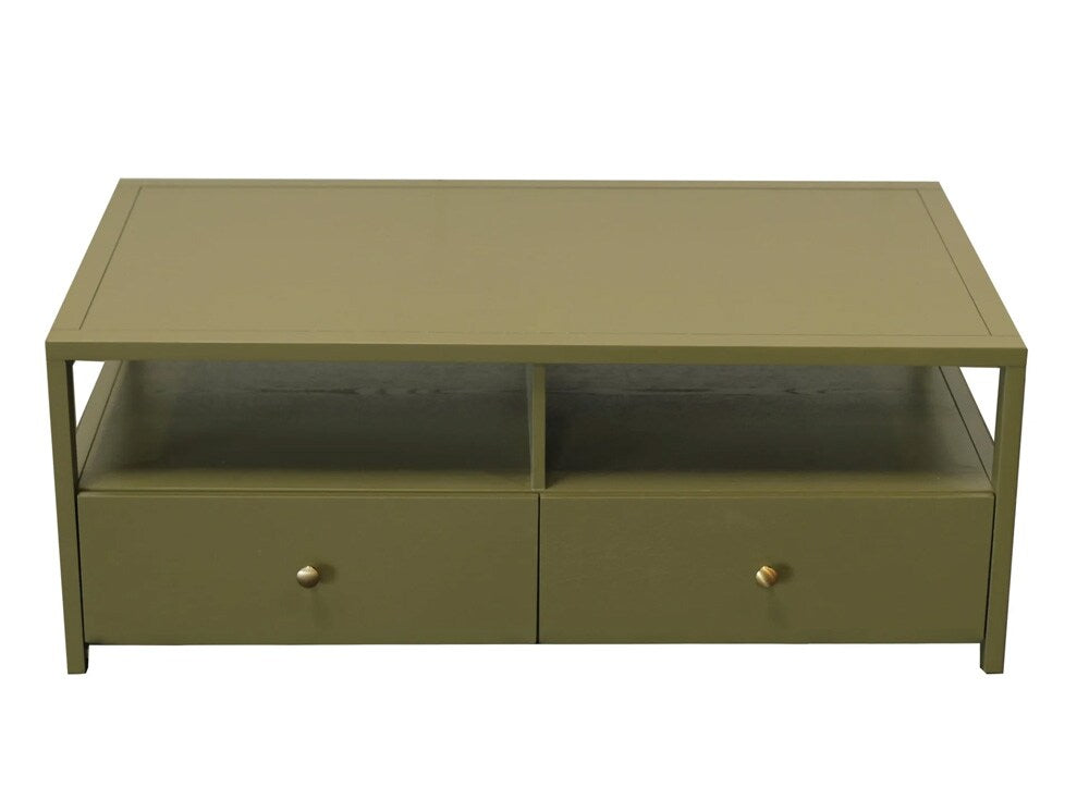 Alpine Furniture - Avery Cocktail Table, Olive Green - 2478GRN-61 veiw 2