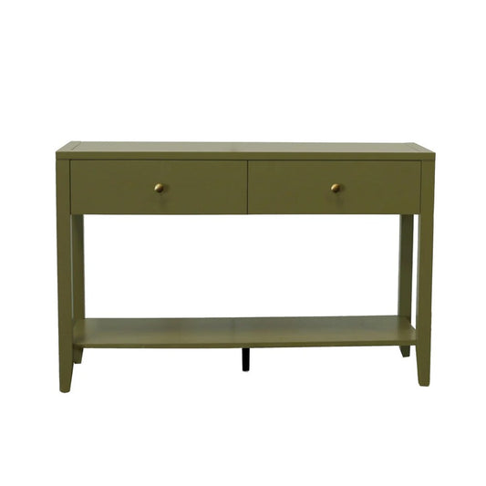 Alpine Furniture - Avery Console Table, Olive Green - 2478GRN-63 veiw 2