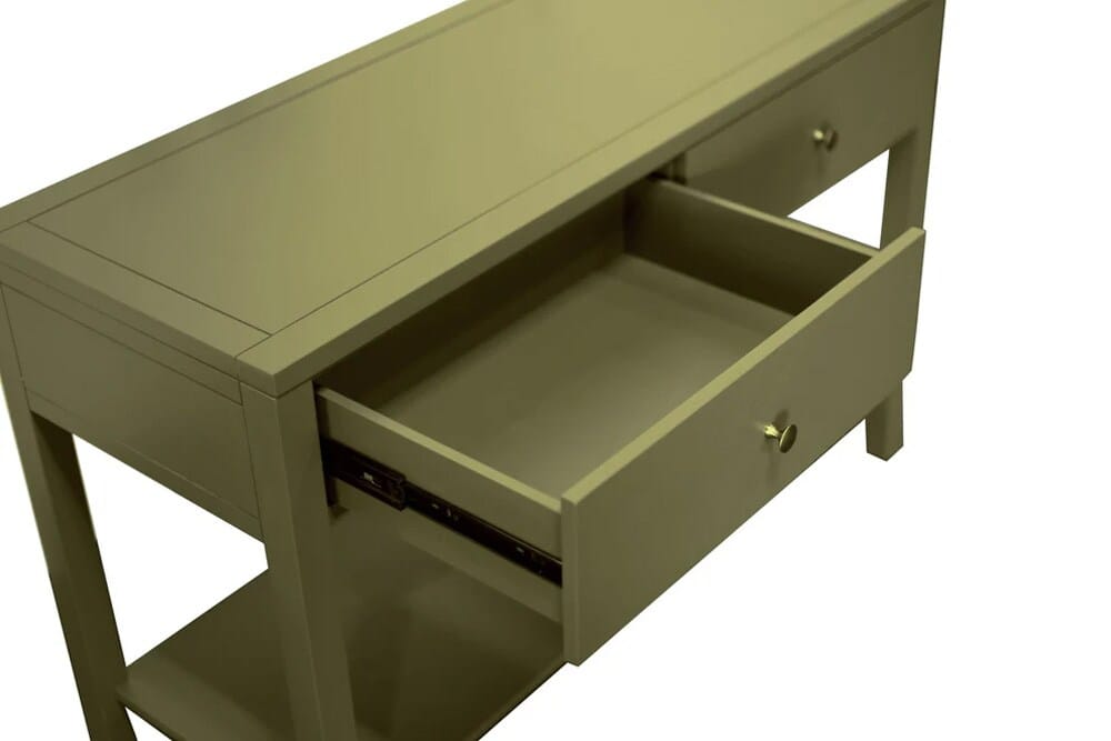 Alpine Furniture - Avery Console Table, Olive Green - 2478GRN-63 veiw 4