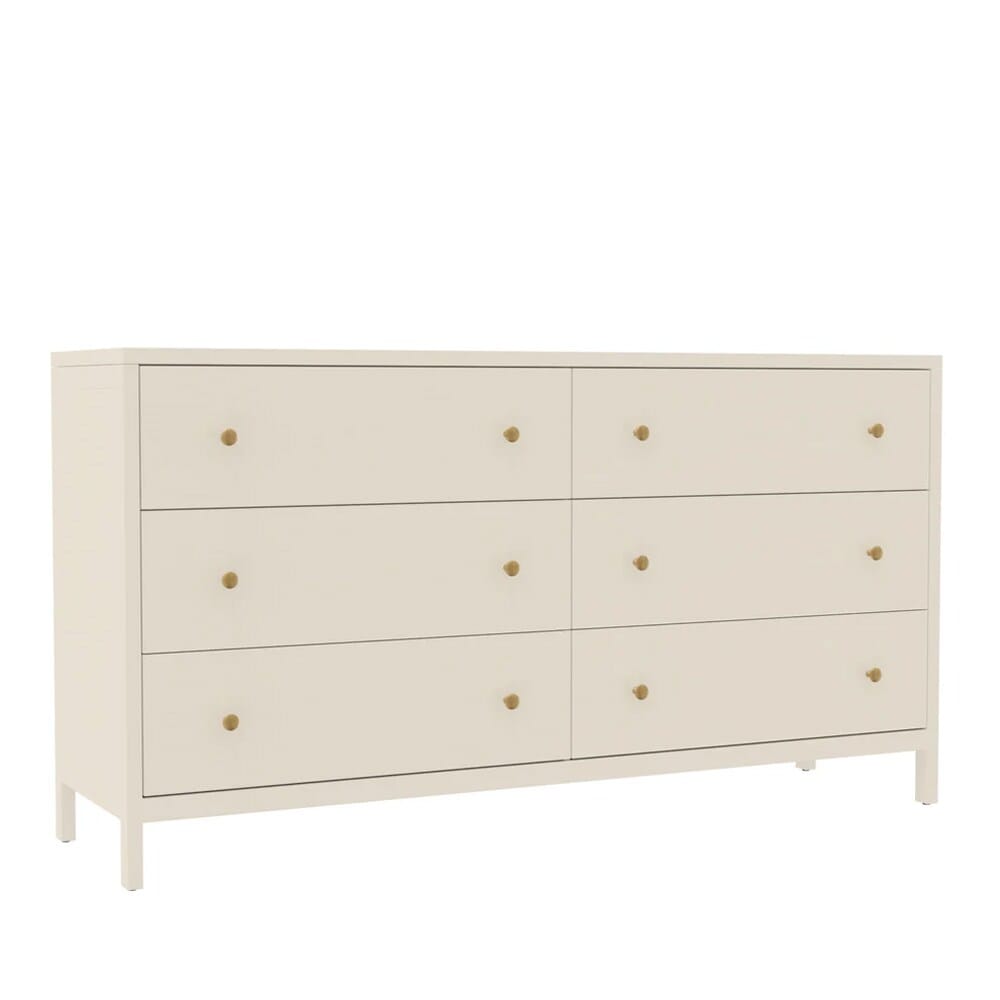 Alpine Furniture - Avery Dresser, Coconut Milk - 2478-03 veiw 1