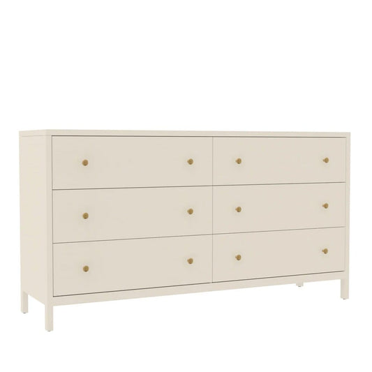 Alpine Furniture - Avery Dresser, Coconut Milk - 2478-03 veiw 1