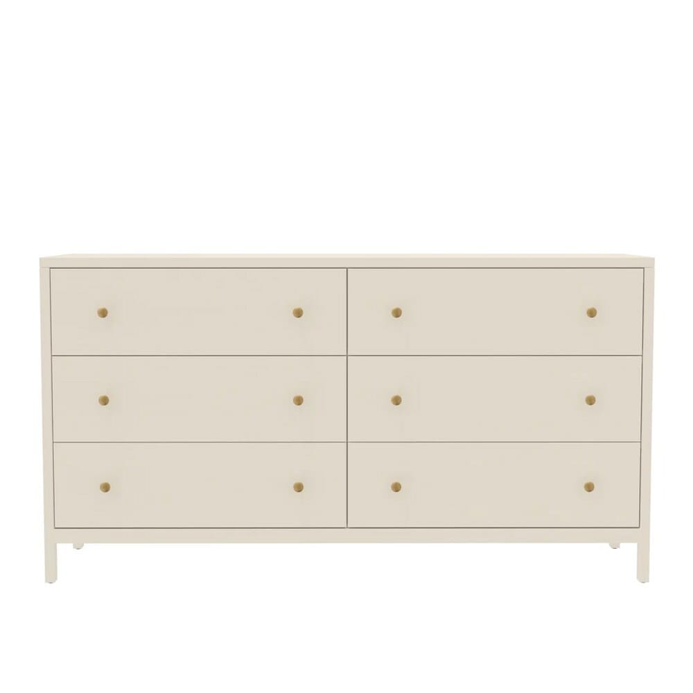 Alpine Furniture - Avery Dresser, Coconut Milk - 2478-03 veiw 2