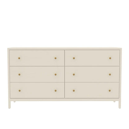 Alpine Furniture - Avery Dresser, Coconut Milk - 2478-03 veiw 2