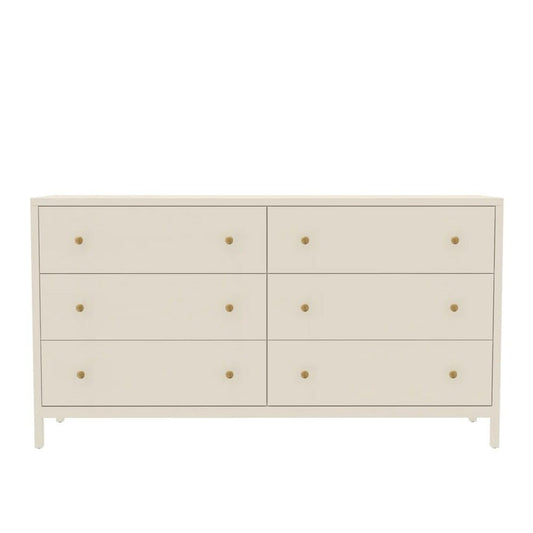 Alpine Furniture - Avery Dresser, Coconut Milk - 2478-03 veiw 2