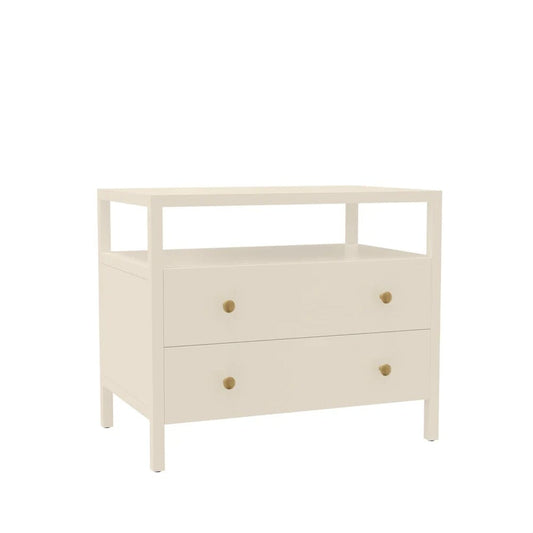 Alpine Furniture - Avery Nightstand, Coconut Milk - 2478-02 veiw 1