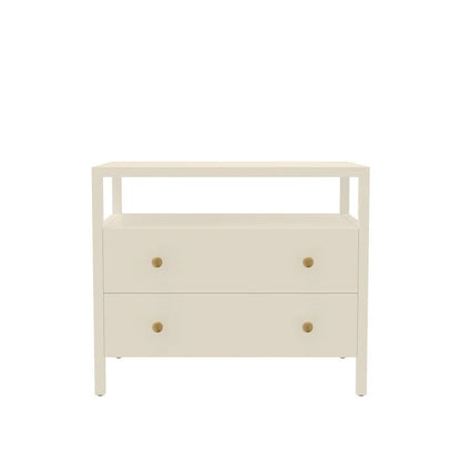 Alpine Furniture - Avery Nightstand, Coconut Milk - 2478-02 veiw 2