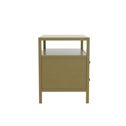 Alpine Furniture - Avery Nightstand, Olive Green - 2478GRN-02 veiw 3