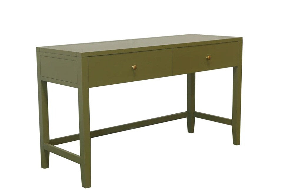 Alpine Furniture - Avery Writing Desk, Olive Green - 2478GRN-65 veiw 1