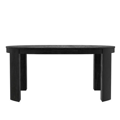 Alpine Furniture - Carter 48in Round Extension Dining Table, Black - 5979BLK-25 veiw 1