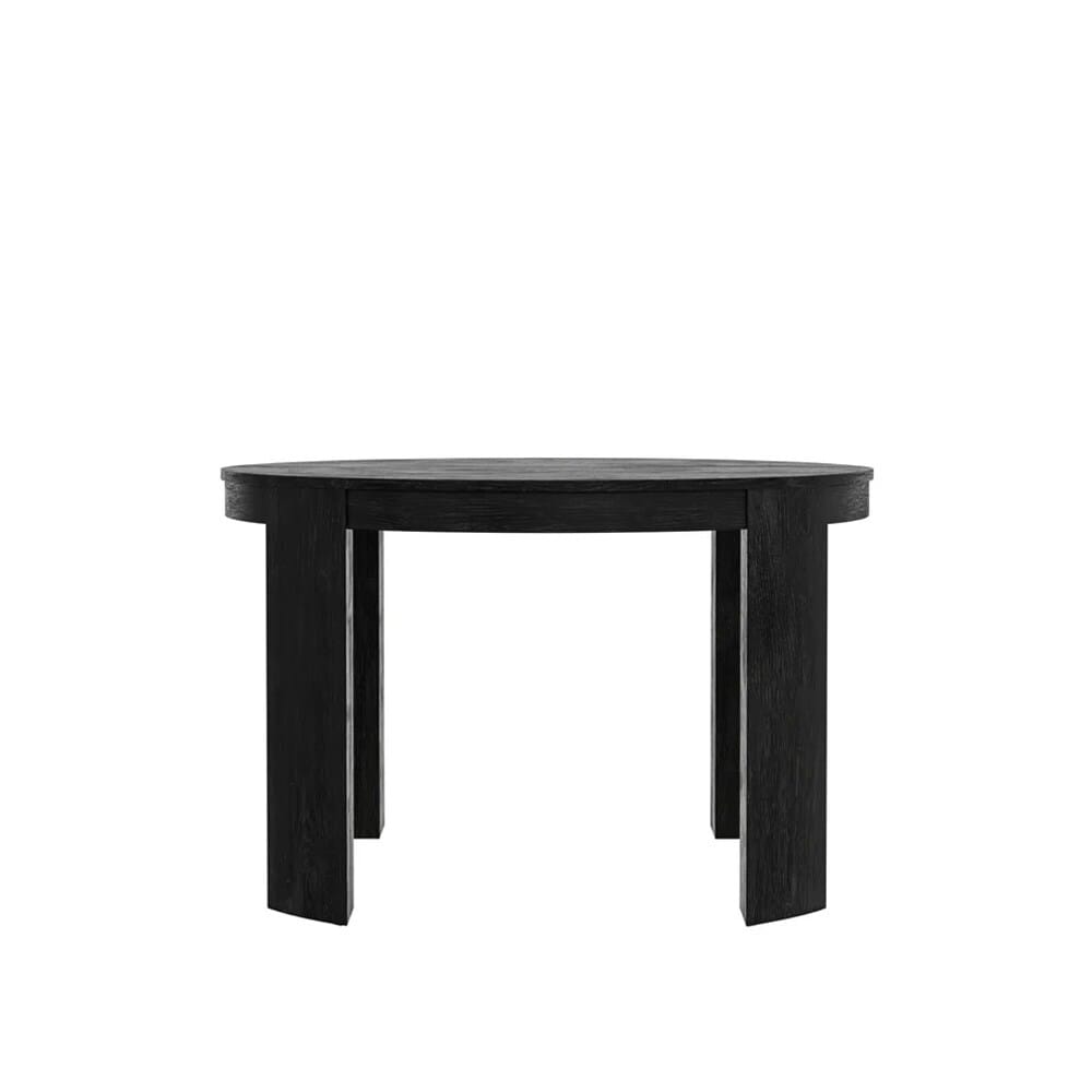 Alpine Furniture - Carter 48in Round Extension Dining Table, Black - 5979BLK-25 veiw 4