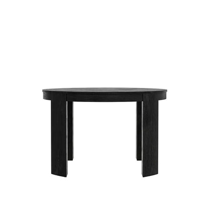 Alpine Furniture - Carter 48in Round Extension Dining Table, Black - 5979BLK-25 veiw 4