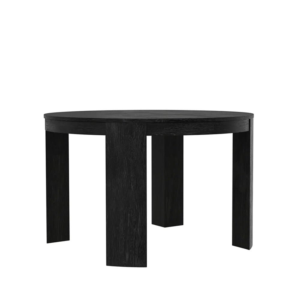 Alpine Furniture - Carter 48in Round Extension Dining Table, Black - 5979BLK-25 veiw 5