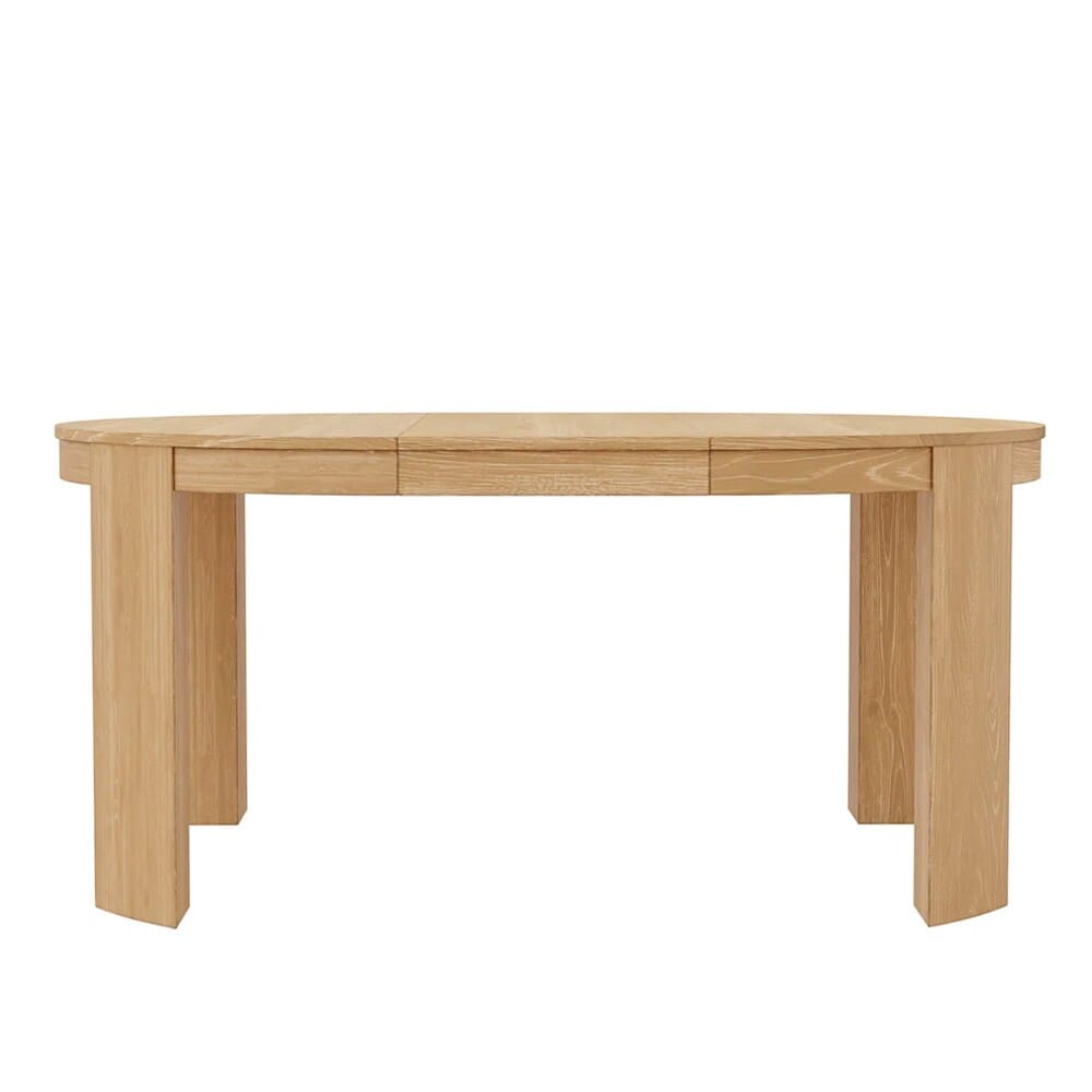 Alpine Furniture - Carter 48in Round Extension Dining Table, Natural - 5979NAT-25 veiw 1