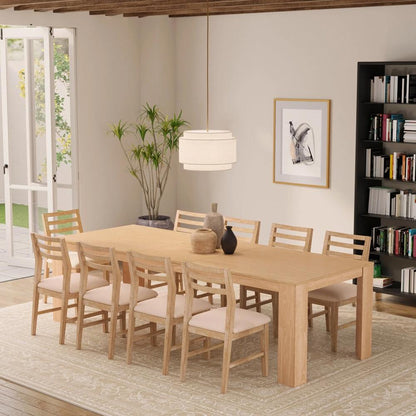 Alpine Furniture - Carter Extension Dining Table, Natural - 5979NAT-01 veiw 11