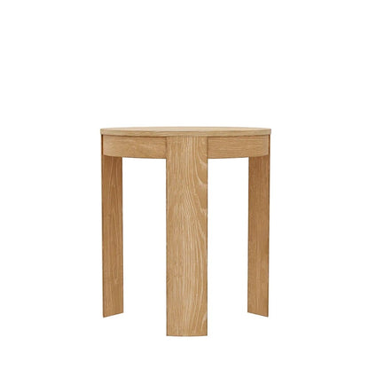 Alpine Furniture - Carter Round End Table, Natural - 5979NAT-62 veiw 1