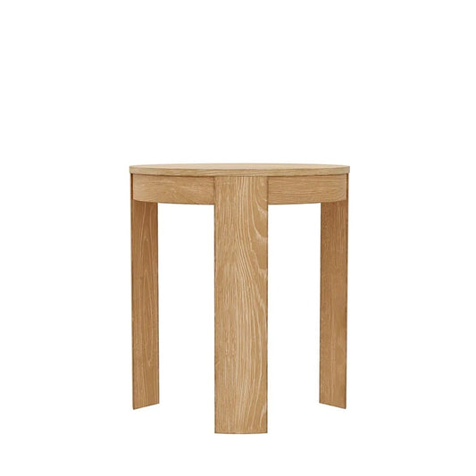 Alpine Furniture - Carter Round End Table, Natural - 5979NAT-62 veiw 1