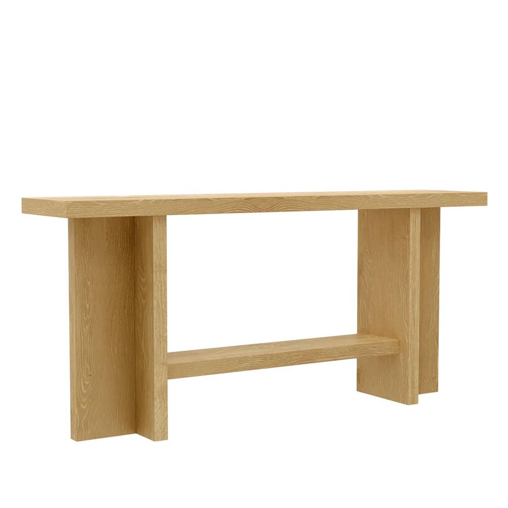 Alpine Furniture - Donte Console Table, Natural - 6798NAT-63 veiw 1