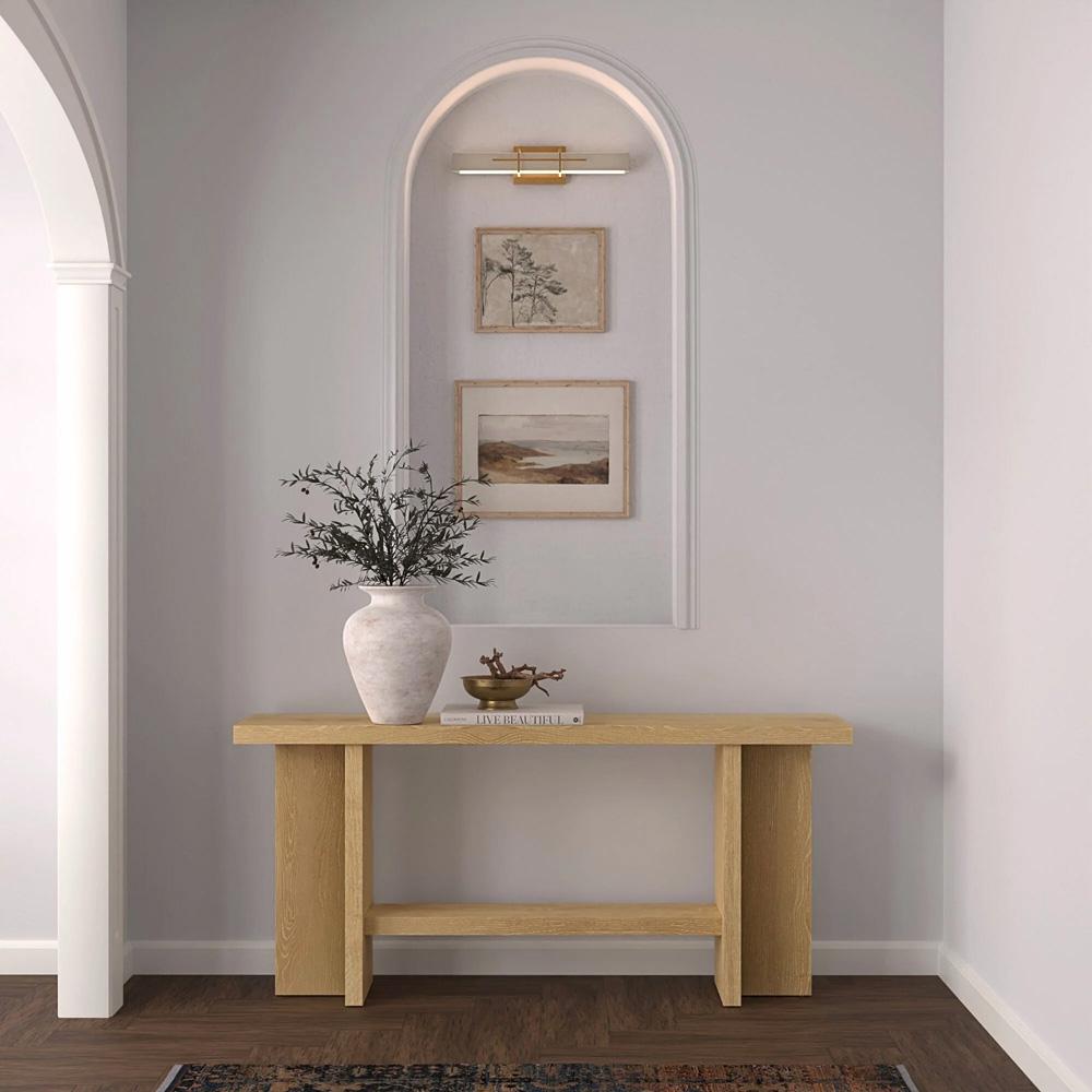 Alpine Furniture - Donte Console Table, Natural - 6798NAT-63 veiw 7