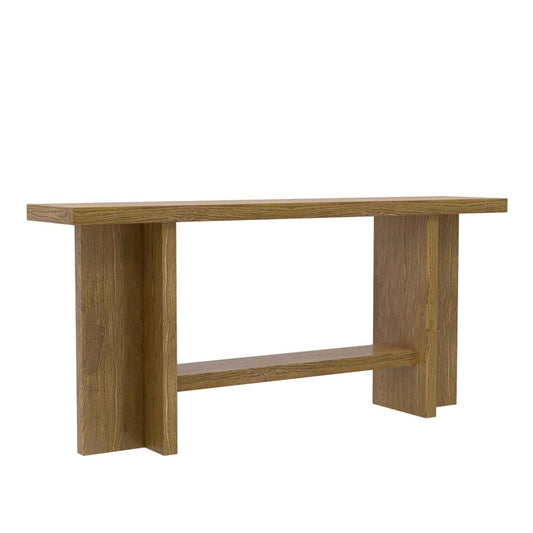 Alpine Furniture - Donte Console Table, Oak - 6798OAK-63 veiw 1