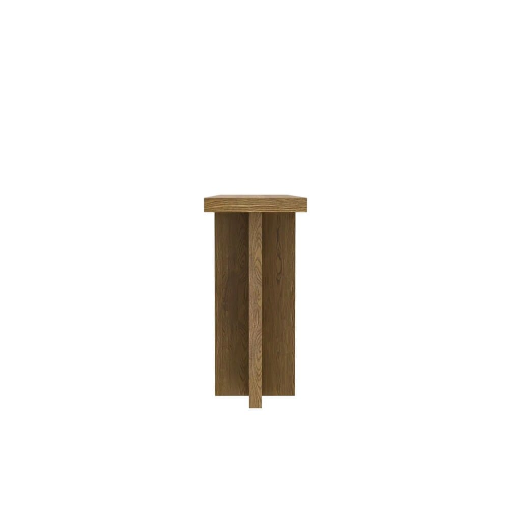 Alpine Furniture - Donte Console Table, Oak - 6798OAK-63 veiw 3