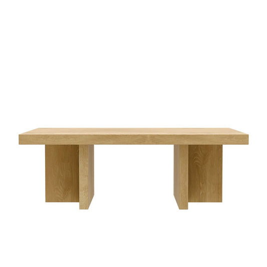 Alpine Furniture - Donte Rectangular Coffee Table, Natural - 6798NAT-61 veiw 2