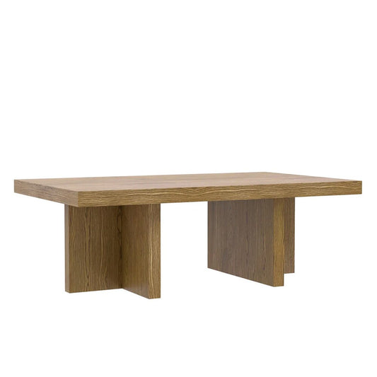 Alpine Furniture - Donte Rectangular Coffee Table, Oak - 6798OAK-61 veiw 1