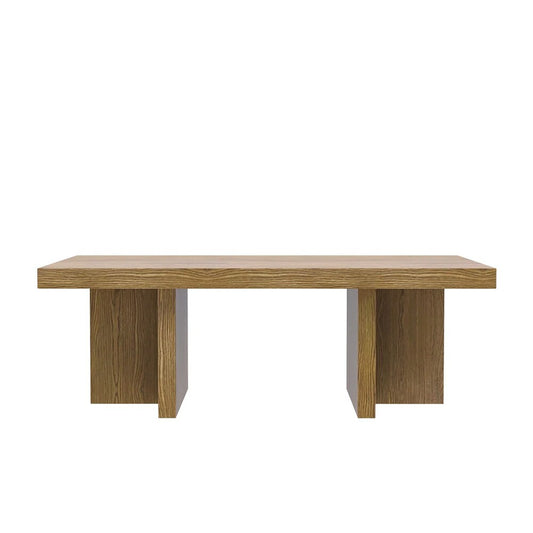 Alpine Furniture - Donte Rectangular Coffee Table, Oak - 6798OAK-61 veiw 2