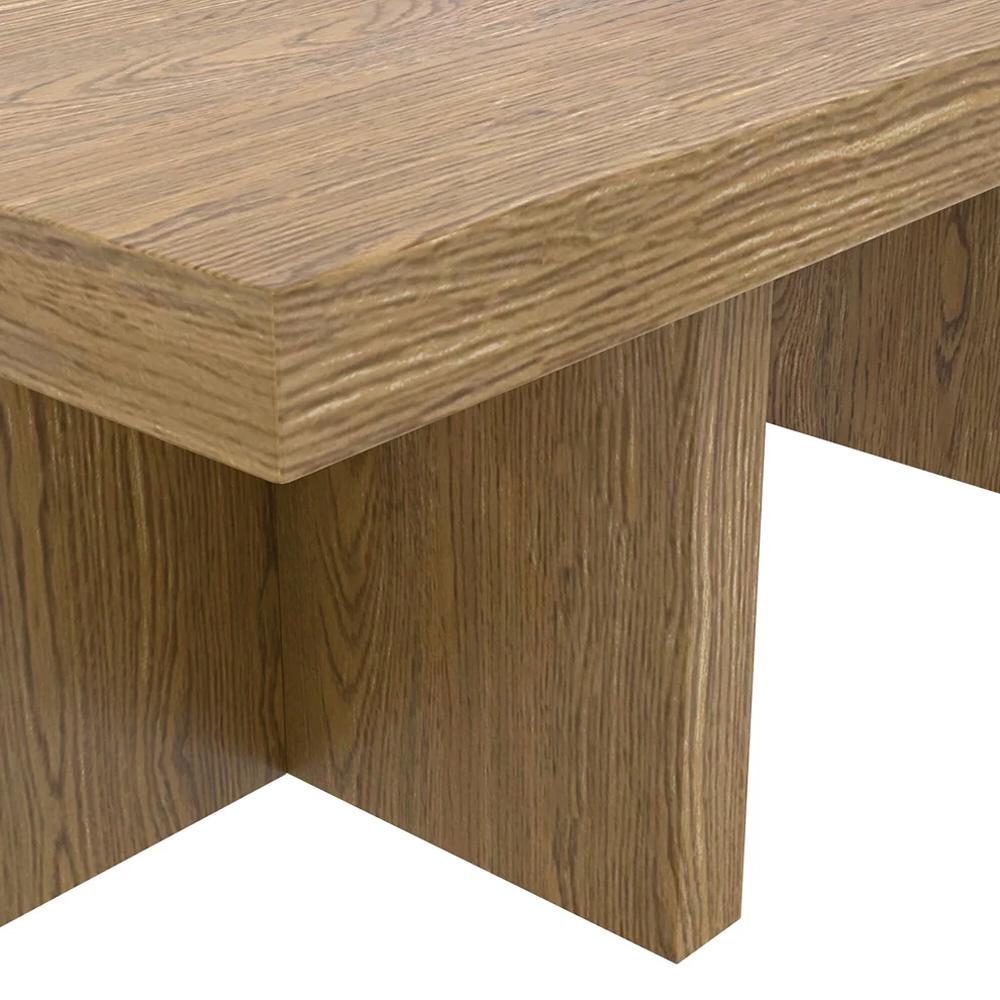 Alpine Furniture - Donte Rectangular Coffee Table, Oak - 6798OAK-61 veiw 5