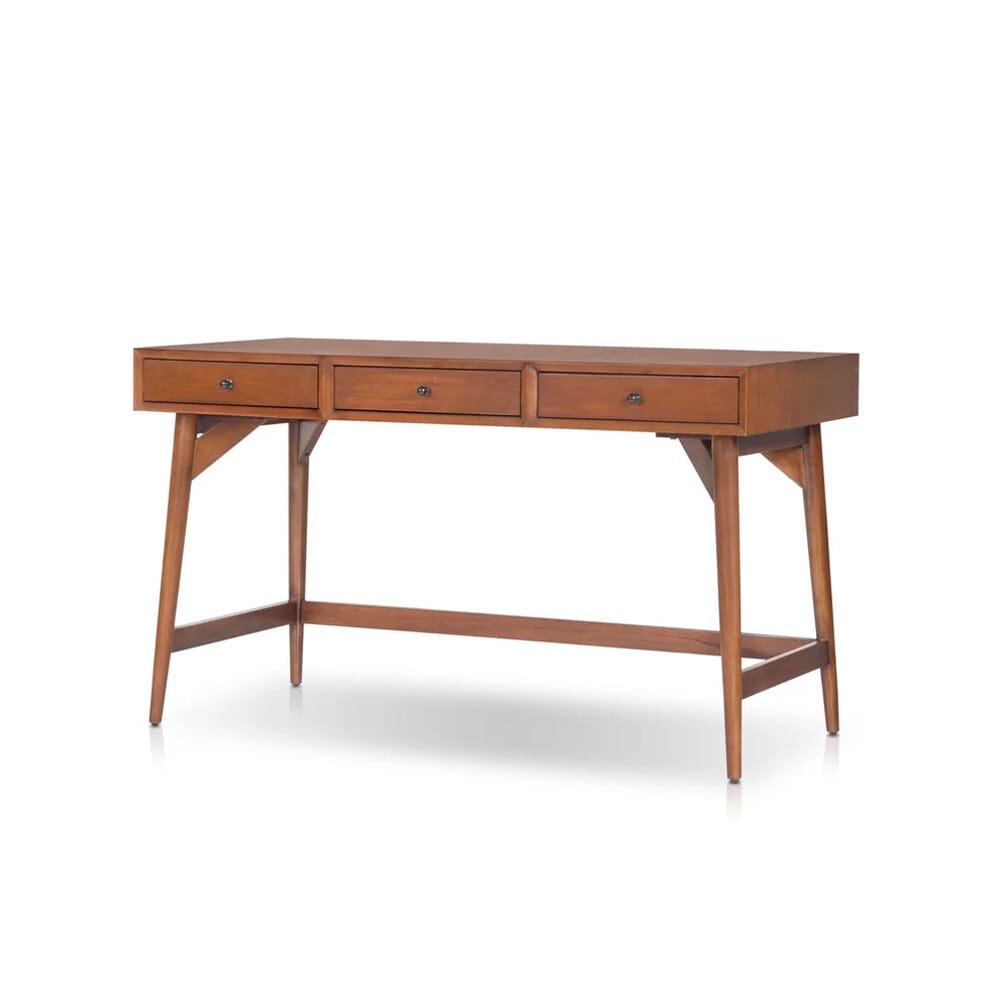 Alpine Furniture - Flynn Large Desk, Chestnut - 966-96 veiw 1