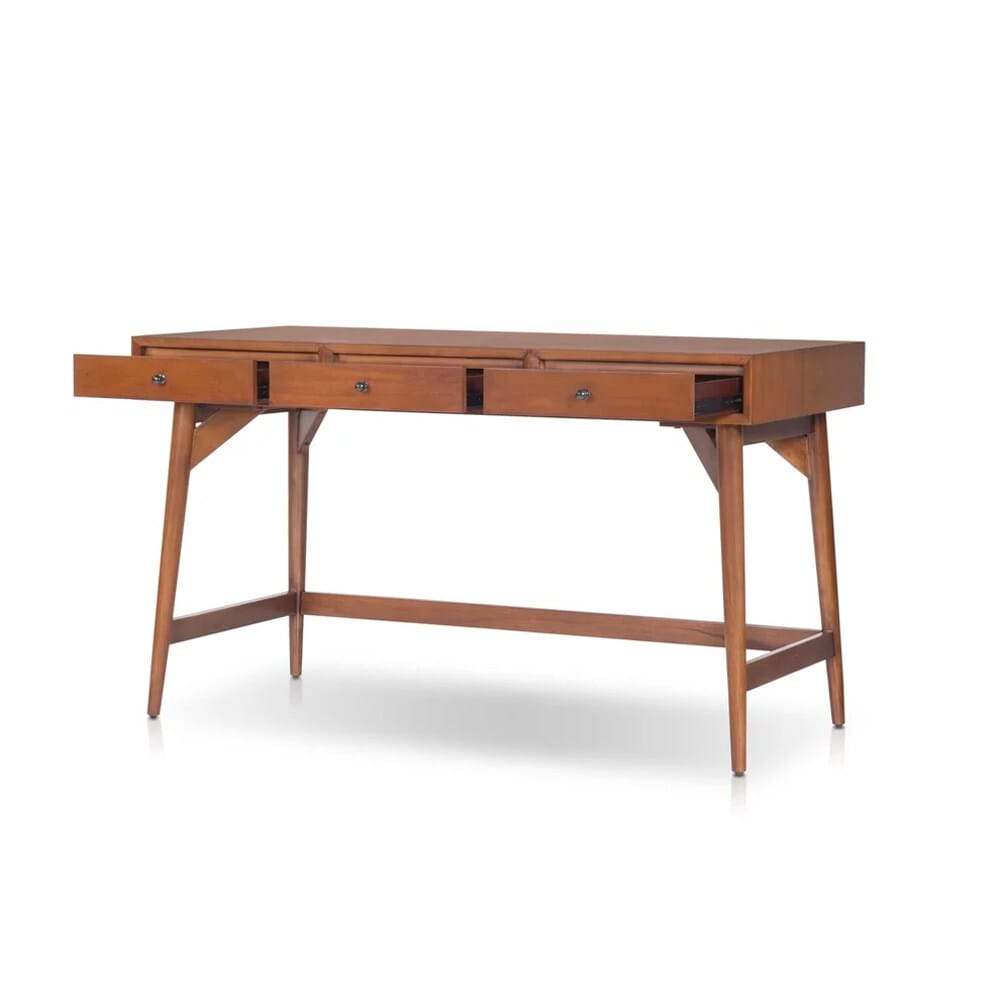 Alpine Furniture - Flynn Large Desk, Chestnut - 966-96 veiw 3