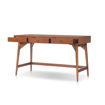 Alpine Furniture - Flynn Large Desk, Chestnut - 966-96 veiw 3
