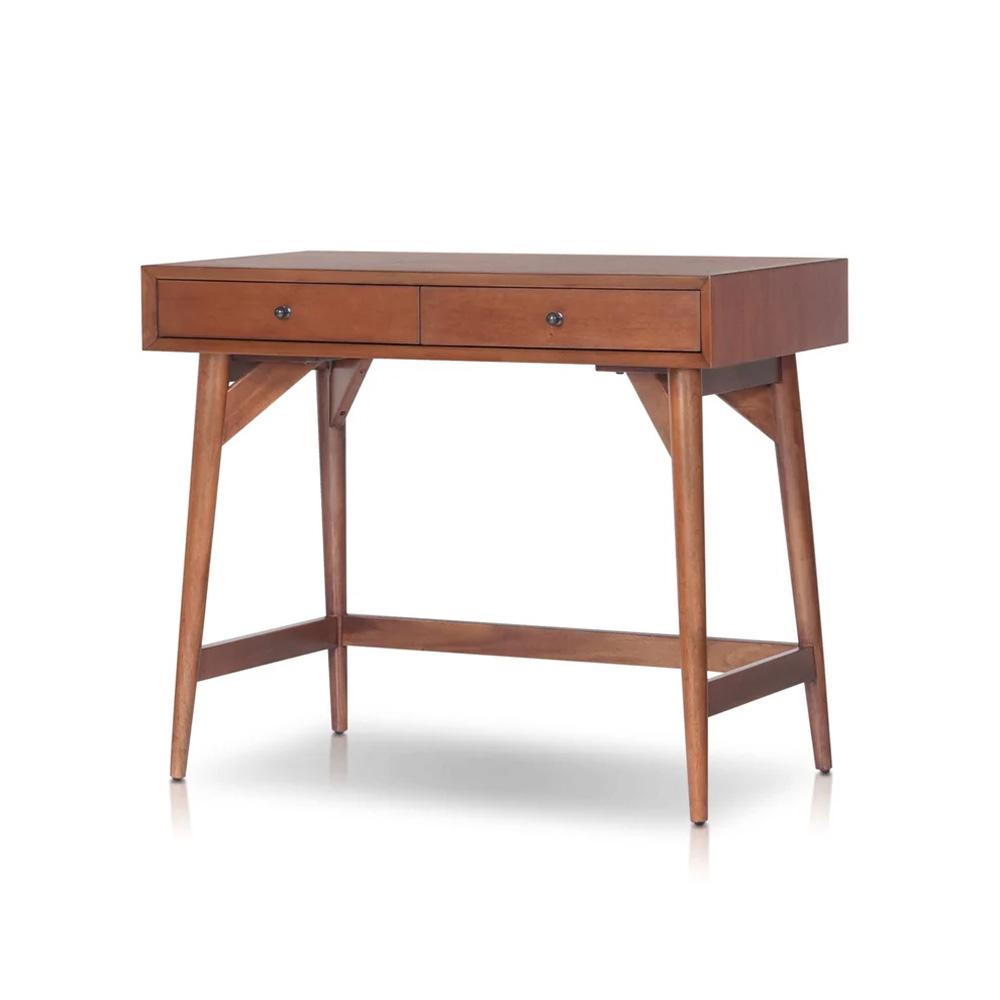 Alpine Furniture - Flynn Mini Desk, Chestnut - 966-95 veiw 1